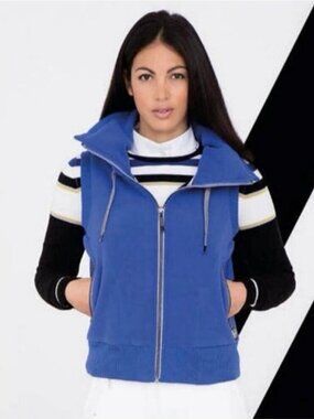 Horseware Platinum Blue Fleece Vest Women’s Size Large Full Zip